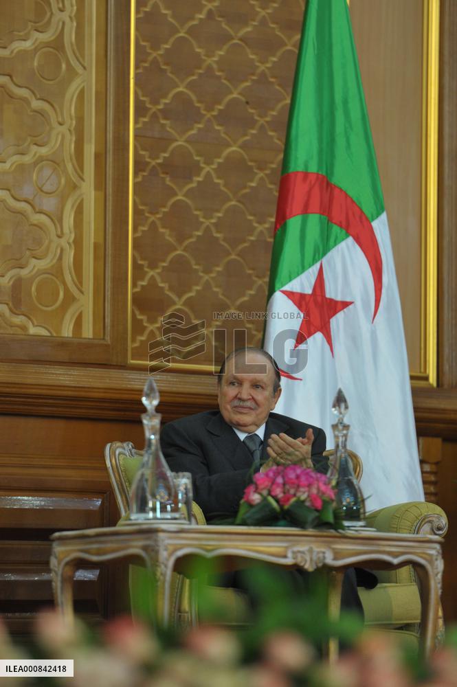 President Hollande Dr Honoris Causa Of Tlemcen University
