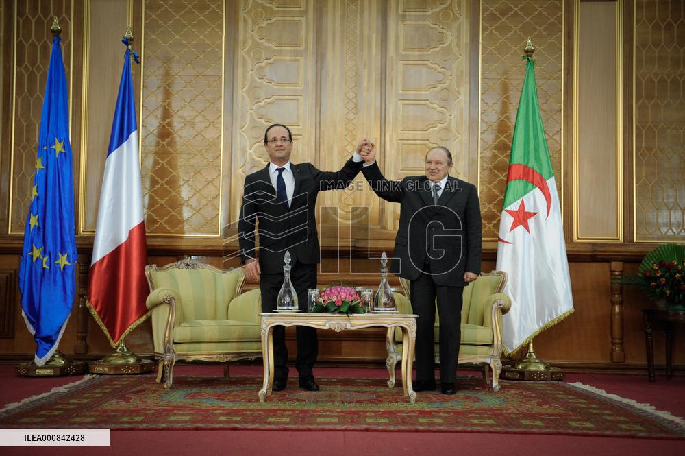 President Hollande Dr Honoris Causa Of Tlemcen University