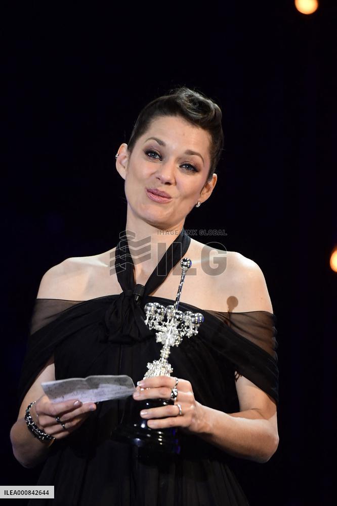 San Sebastian Film Festival - Marion Cotillard receives Donostia Award