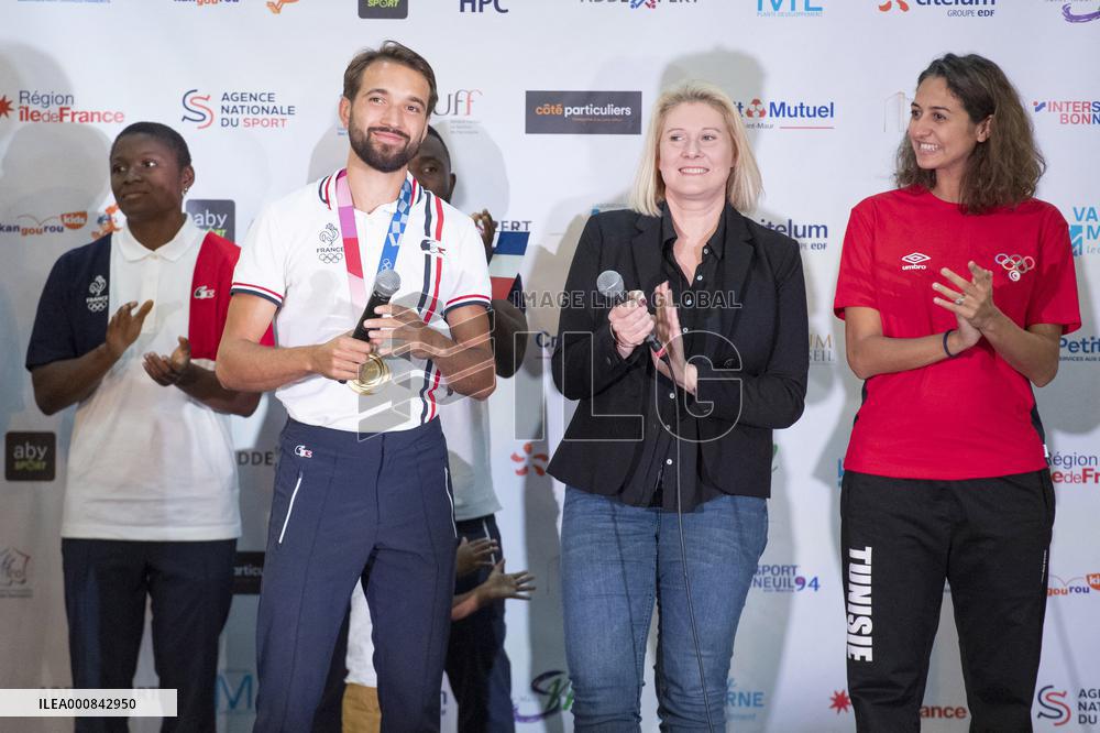 French Olympic Athletes Ceremony