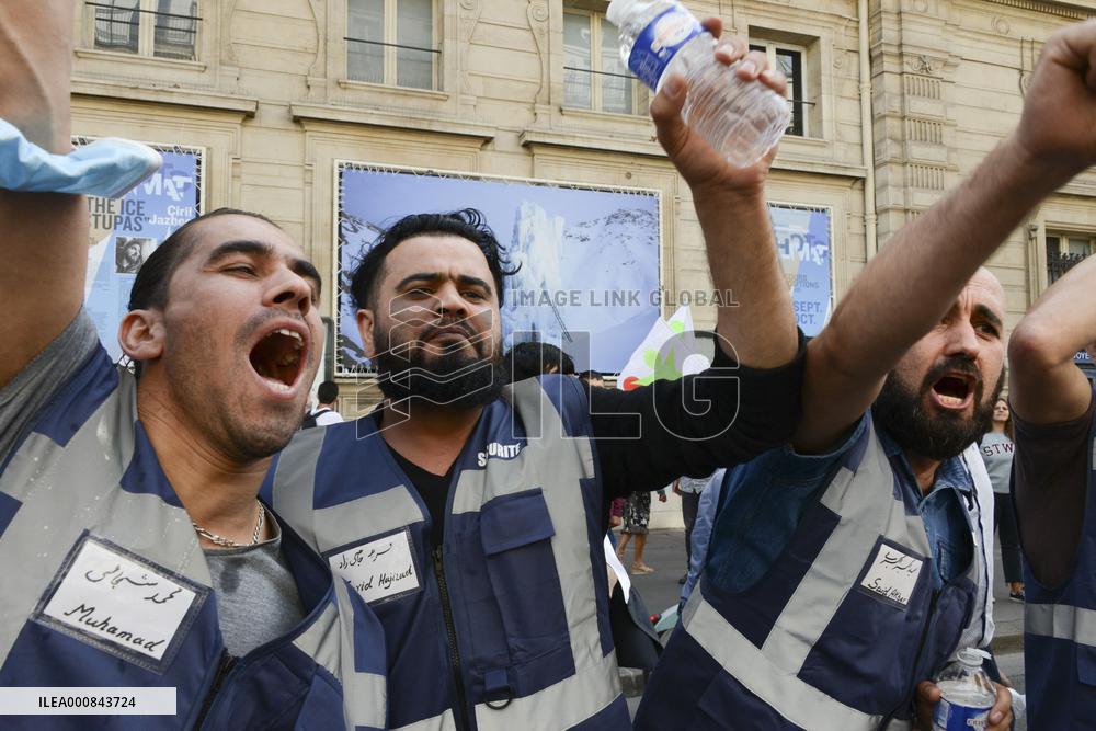 Protest in support of Afghan women - Paris