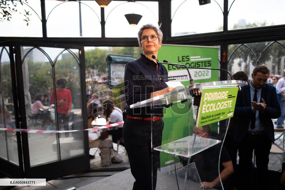 Results of the first round of the Green primary - Paris