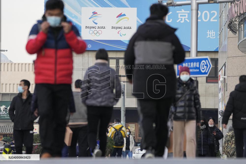 Scene from Beijing ahead of Winter Olympics