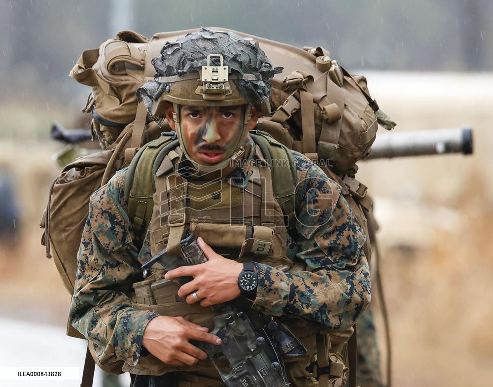 Japan-U.S. joint military exercise