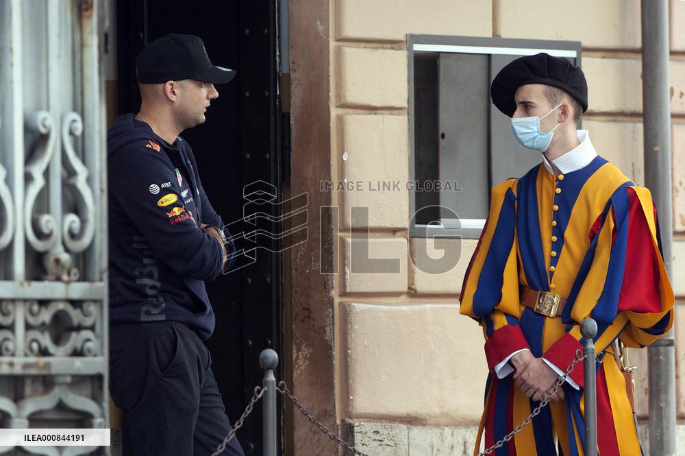 Pope Francis During Weekly Angelus Prayer - Vatican