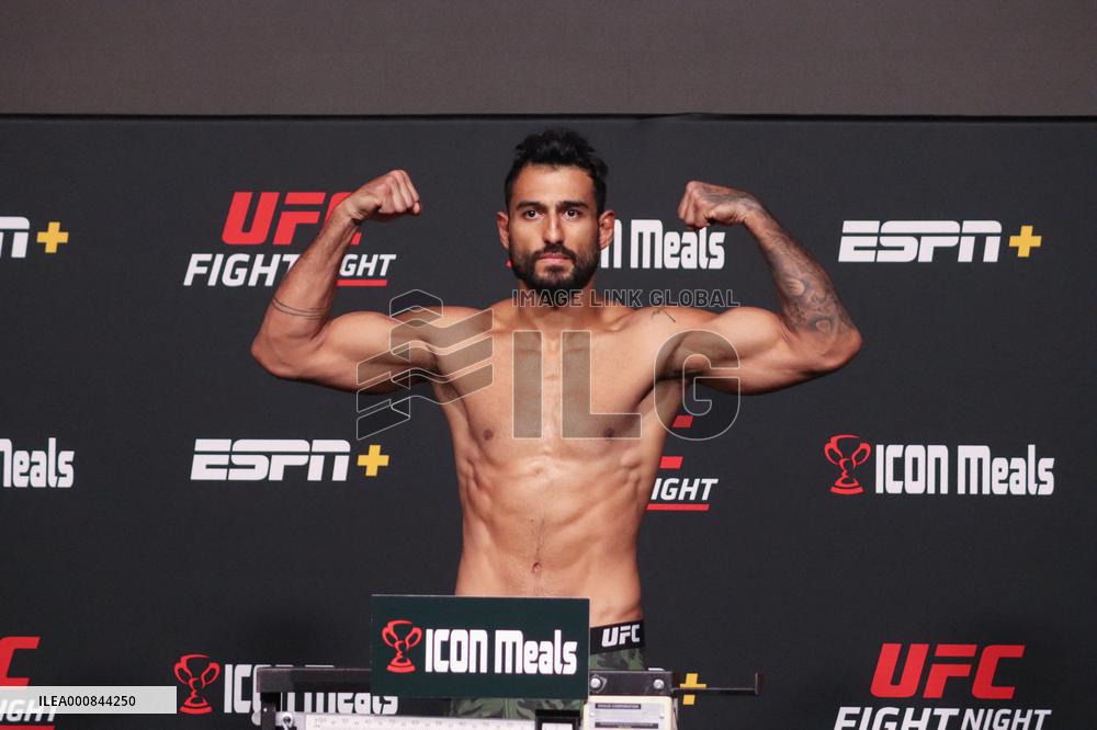 UFC Vegas 37: Smith v Spann Weigh-in - Las Vegas