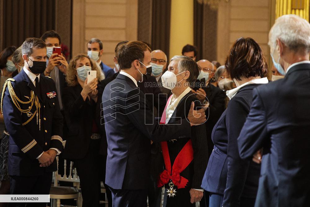 Collective award ceremony at the Elysee Palace - Paris
