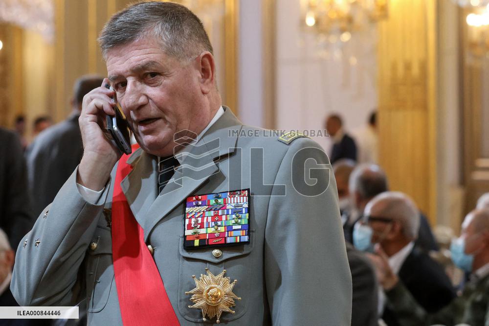 President Macron At A Ceremony In Memory Of The Harkis - Paris