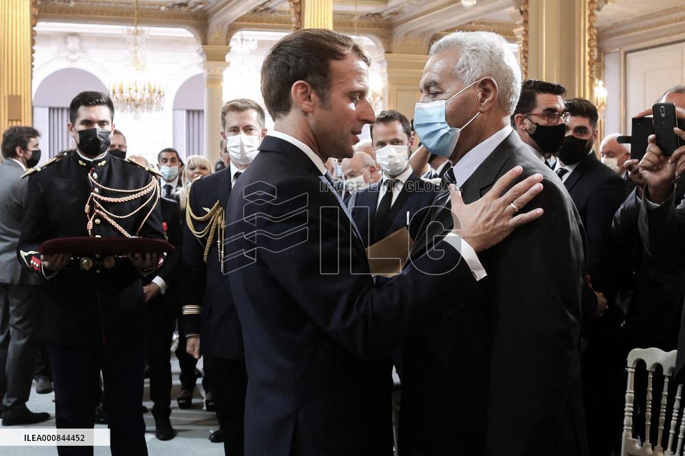 President Macron At A Ceremony In Memory Of The Harkis - Paris