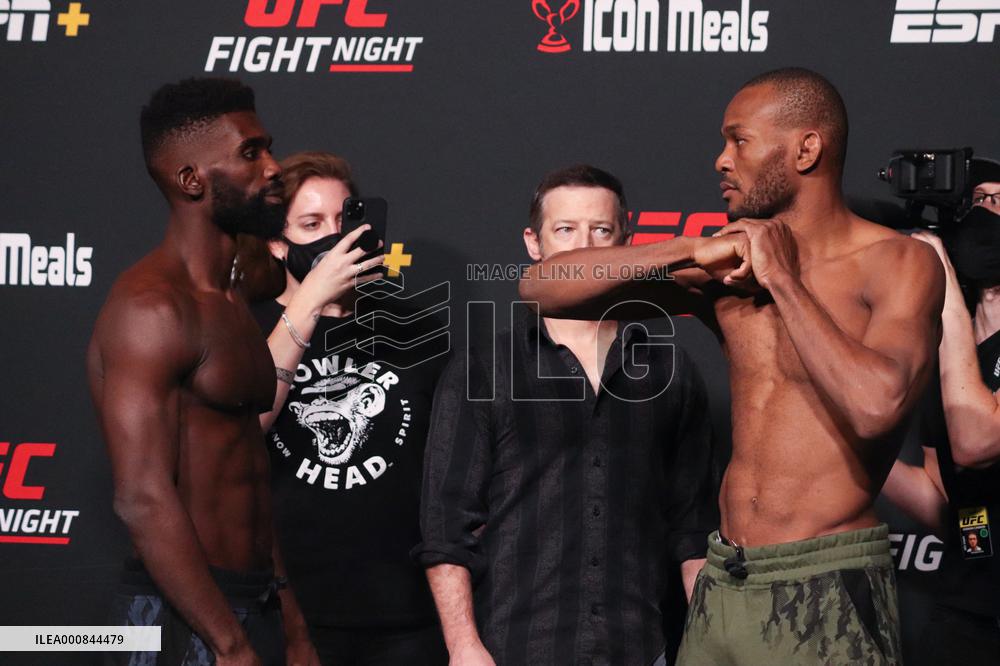 UFC Vegas 37: Smith v Spann Weigh-in - Las Vegas