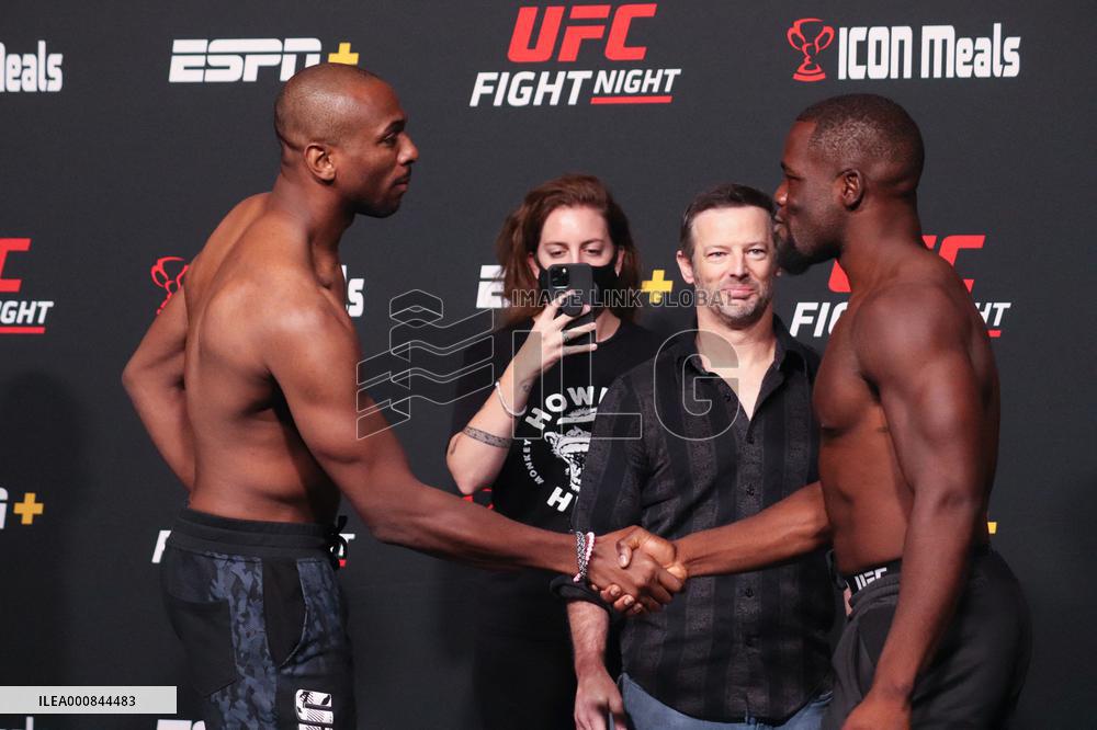 UFC Vegas 37: Smith v Spann Weigh-in - Las Vegas