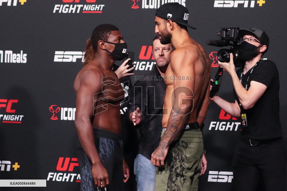 UFC Vegas 37: Smith v Spann Weigh-in - Las Vegas