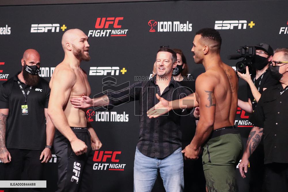 UFC Vegas 37: Smith v Spann Weigh-in - Las Vegas
