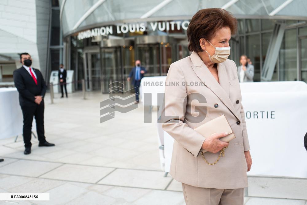 President Macron Visit To Morozov Collection, Icons Of Modern Art Exhibition - Paris