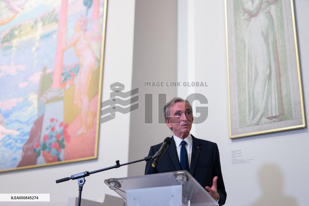 President Macron Visit To Morozov Collection, Icons Of Modern Art Exhibition - Paris