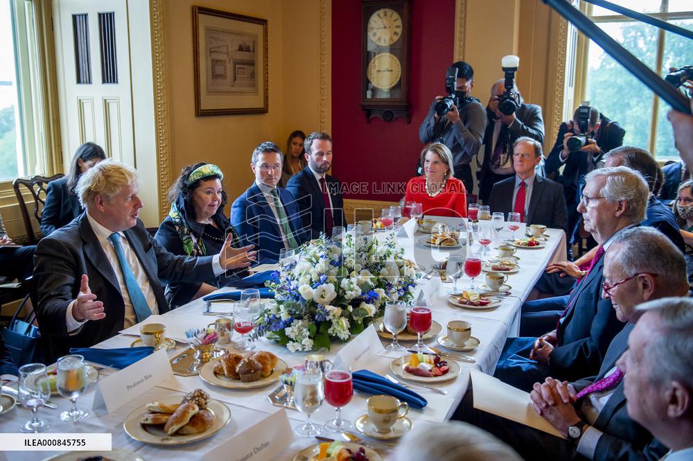 Bipartisan group of Senators meet with Boris Johnson - DC