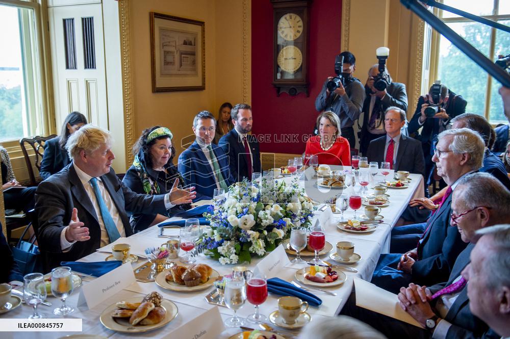 Bipartisan group of Senators meet with Boris Johnson - DC