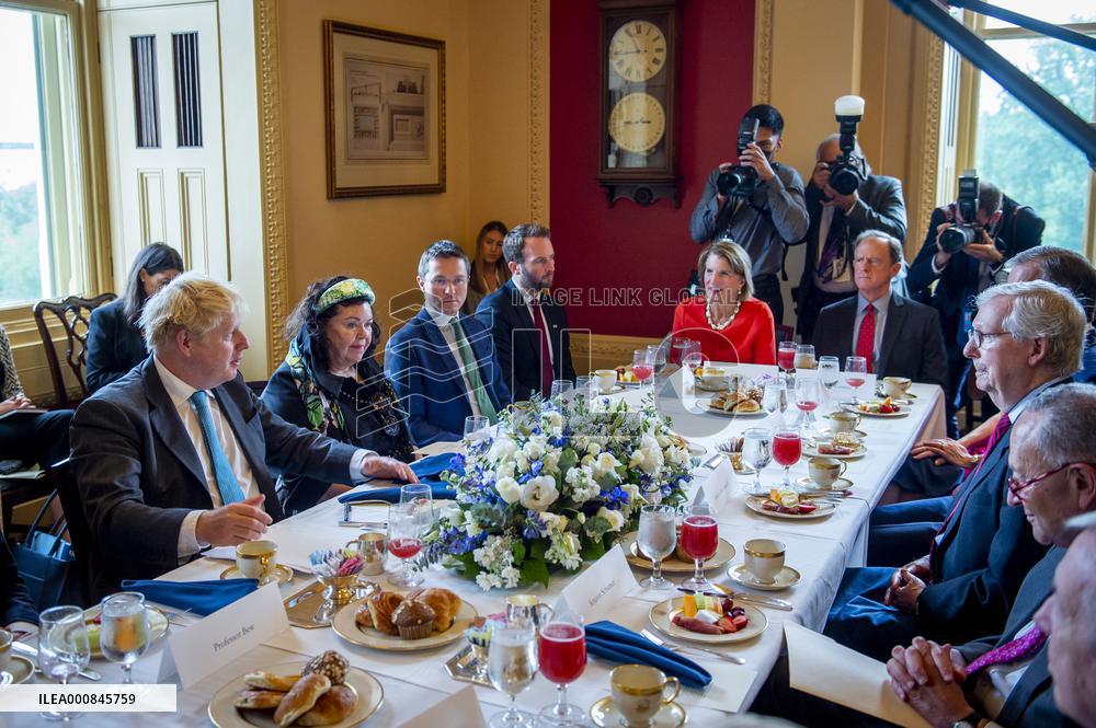 Bipartisan group of Senators meet with Boris Johnson - DC
