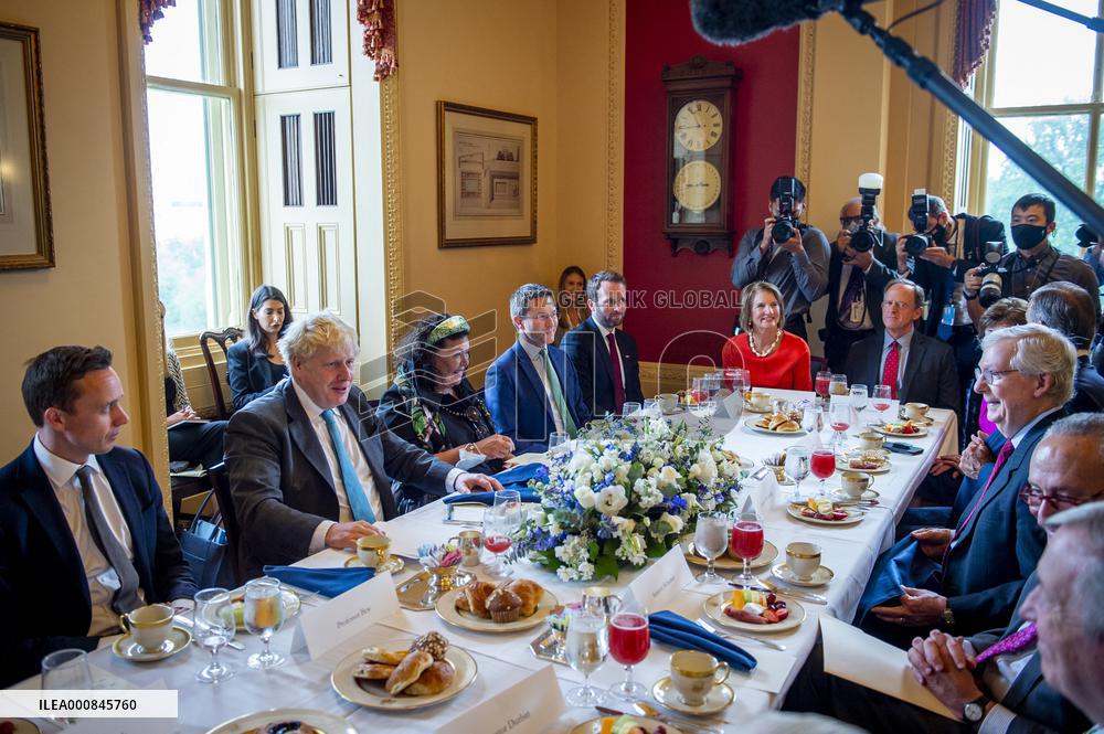 Bipartisan group of Senators meet with Boris Johnson - DC