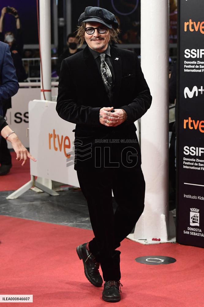 69th San Sebastian Film Festival - Johnny Depp Awarded