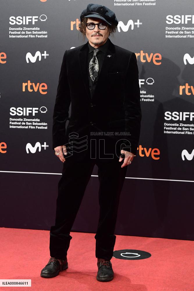 69th San Sebastian Film Festival - Johnny Depp Awarded