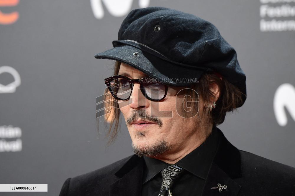 69th San Sebastian Film Festival - Johnny Depp Awarded