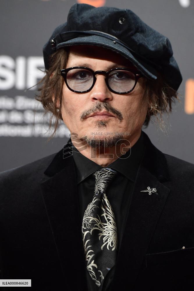 69th San Sebastian Film Festival - Johnny Depp Awarded