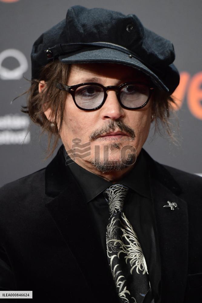69th San Sebastian Film Festival - Johnny Depp Awarded