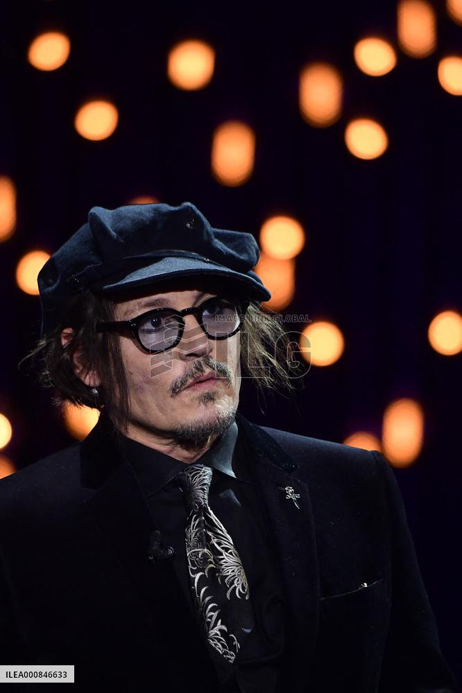 69th San Sebastian Film Festival - Johnny Depp Awarded