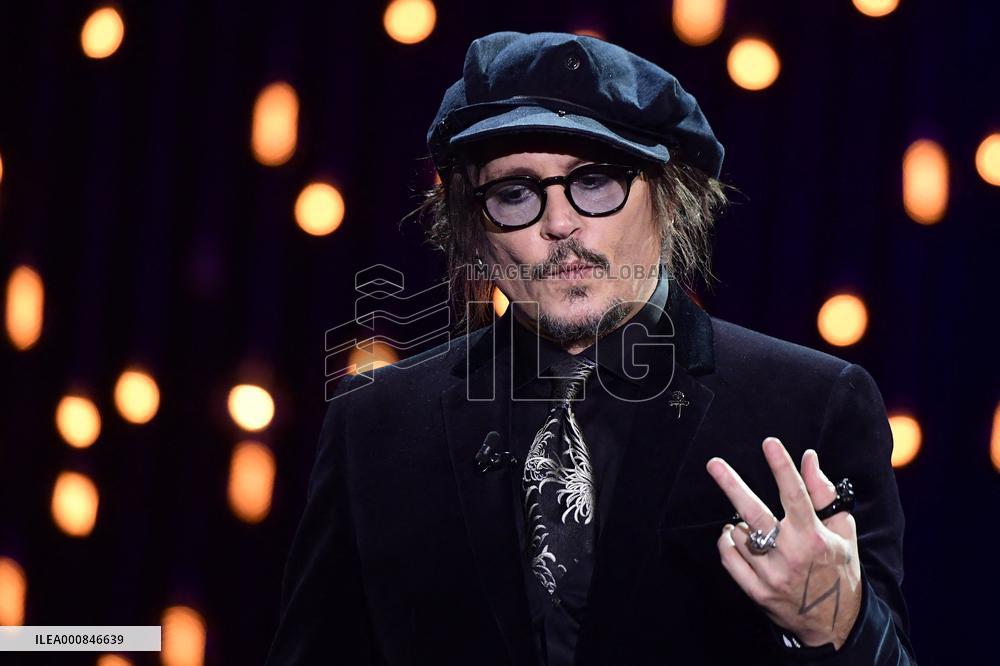 69th San Sebastian Film Festival - Johnny Depp Awarded