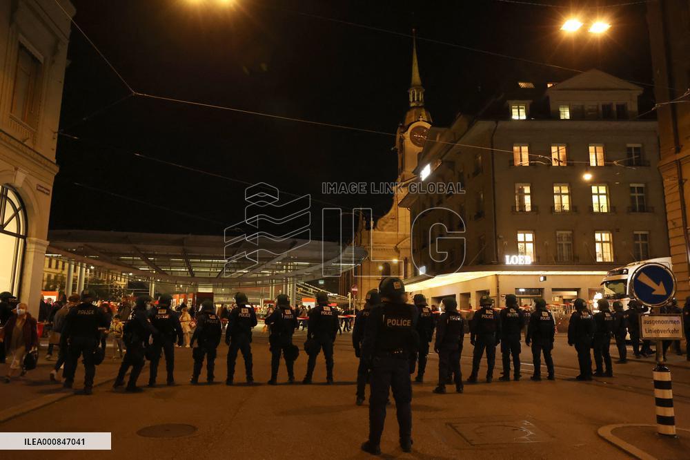 Demonstration Against Anti-Covid Measures - Switzerland