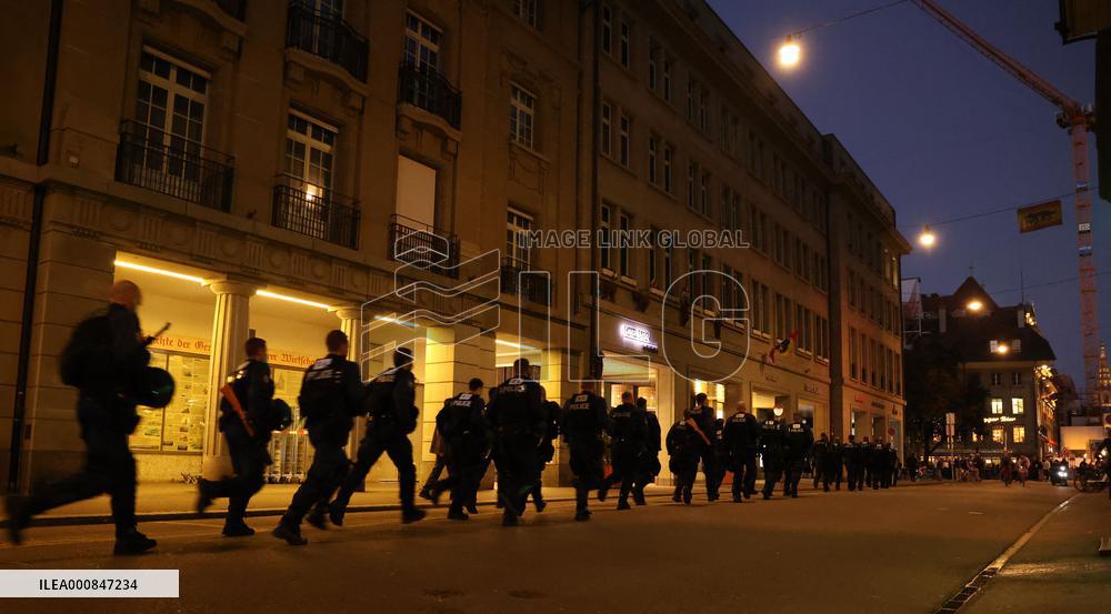 Demonstration Against Anti-Covid Measures - Switzerland