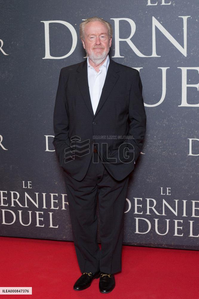 The Last Duel Paris Film Premiere At Gaumont Champs Elysees