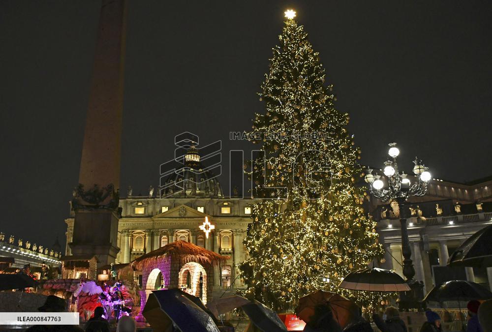 Christmas tree in Vatican City