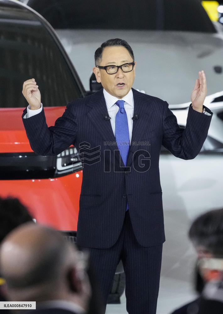 Toyota's investment plans for EVs