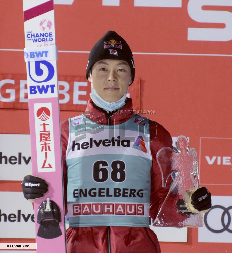 Ski jumping: Ryoyu Kobayashi wins World Cup event