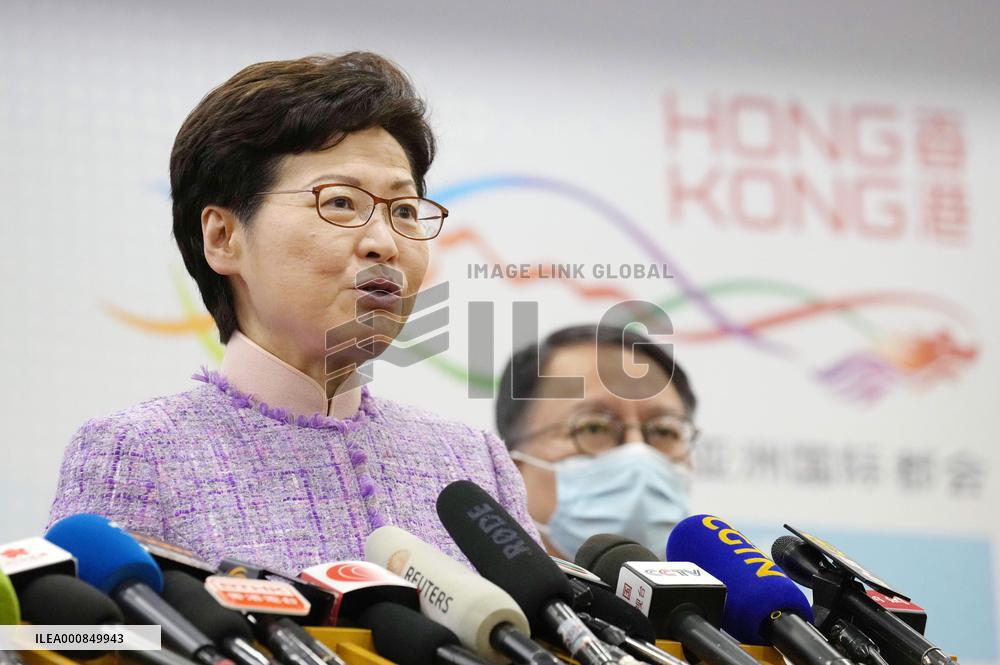 Hong Kong leader Carrie Lam