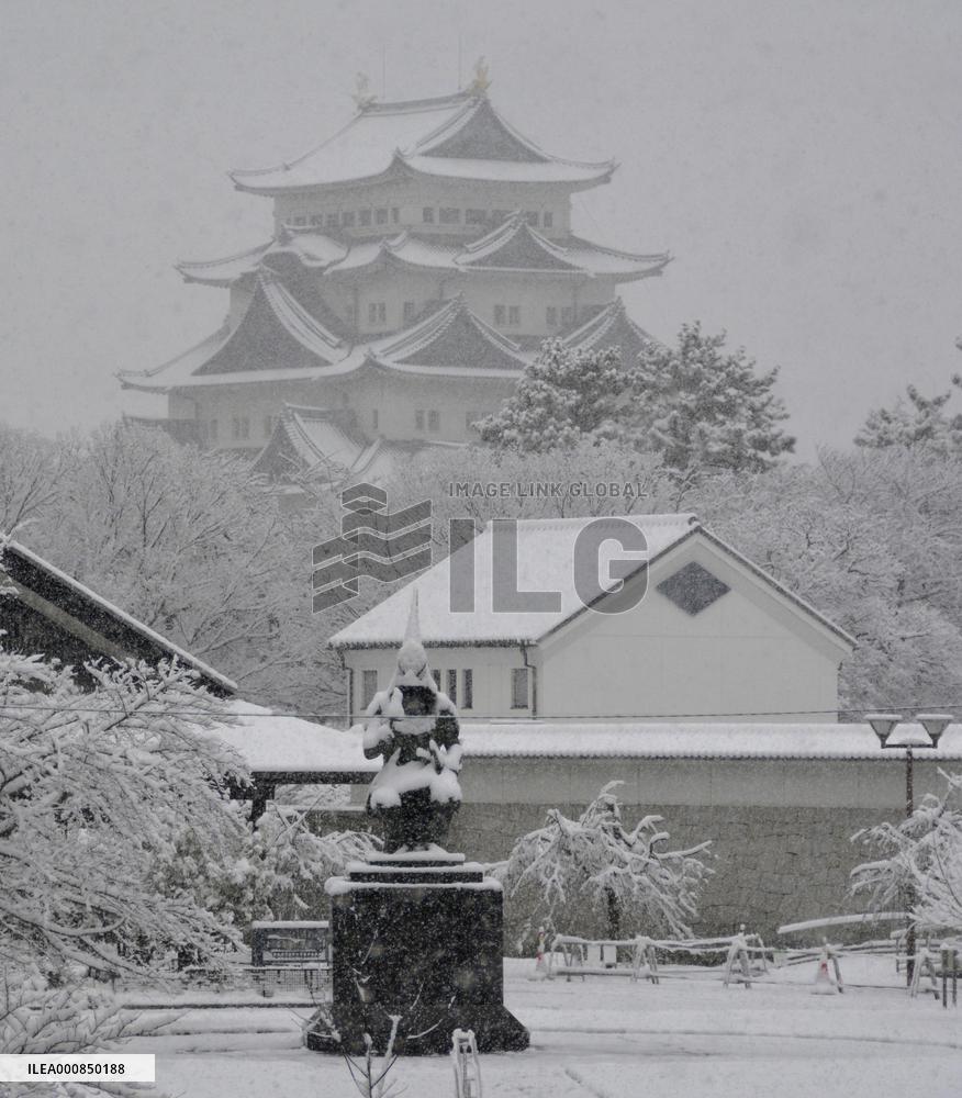 Freezing winter in Japan