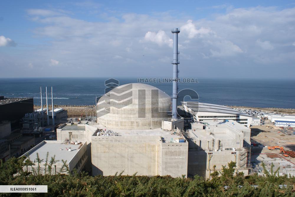 Flamanville nuclear power plant in France
