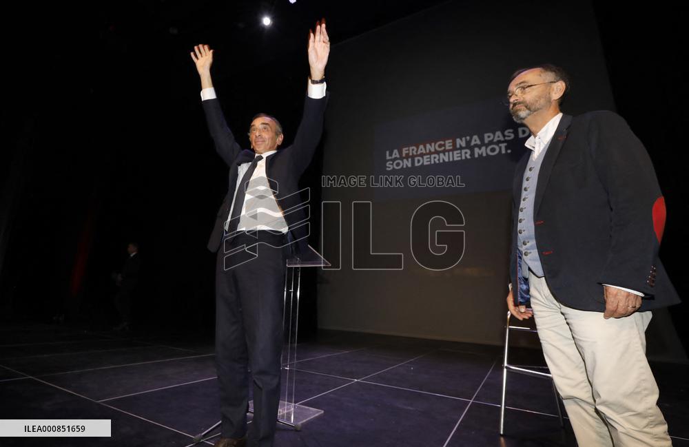 Eric Zemmour Holds A Public Meeting - Beziers