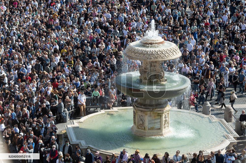 Pope Francis leads The Angelus Prayer - Vatican