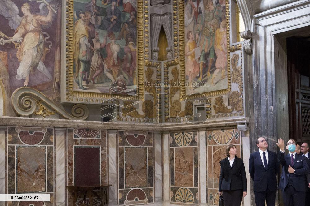 French PM Castex Visits Vatican
