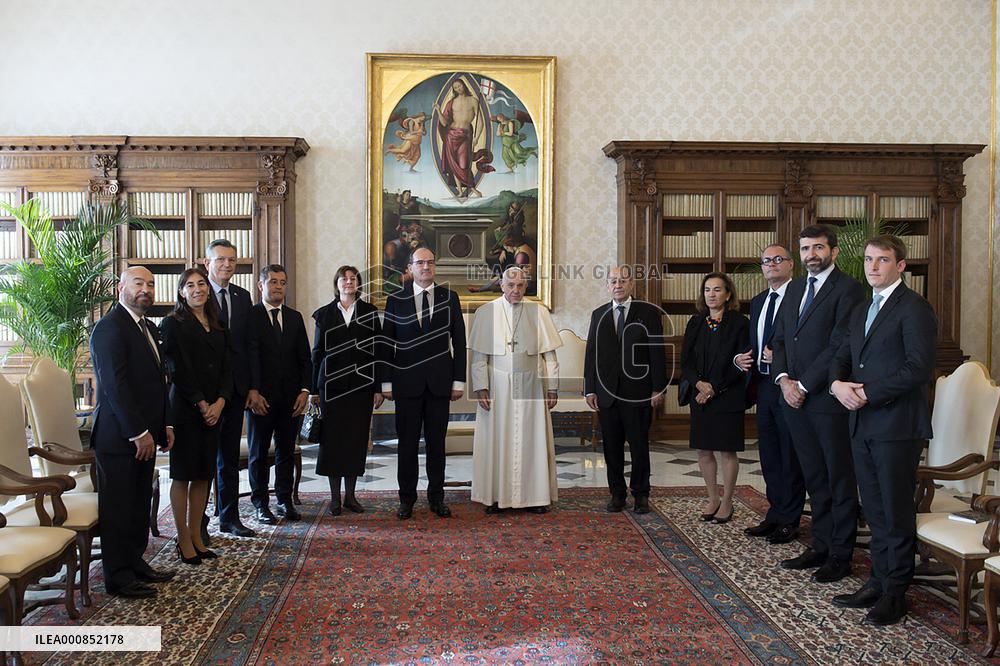 Pope Francis Receives Jean Castex - Vatican