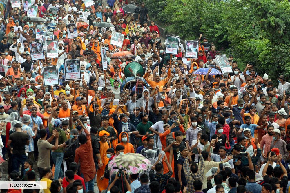 Hindu Community Protest Attacks On Temples - Dhaka