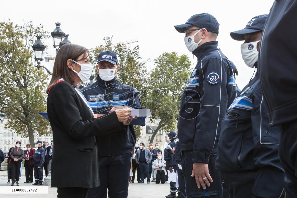 Ceremony Of The First Promotion Of The Municipal Police Of Paris