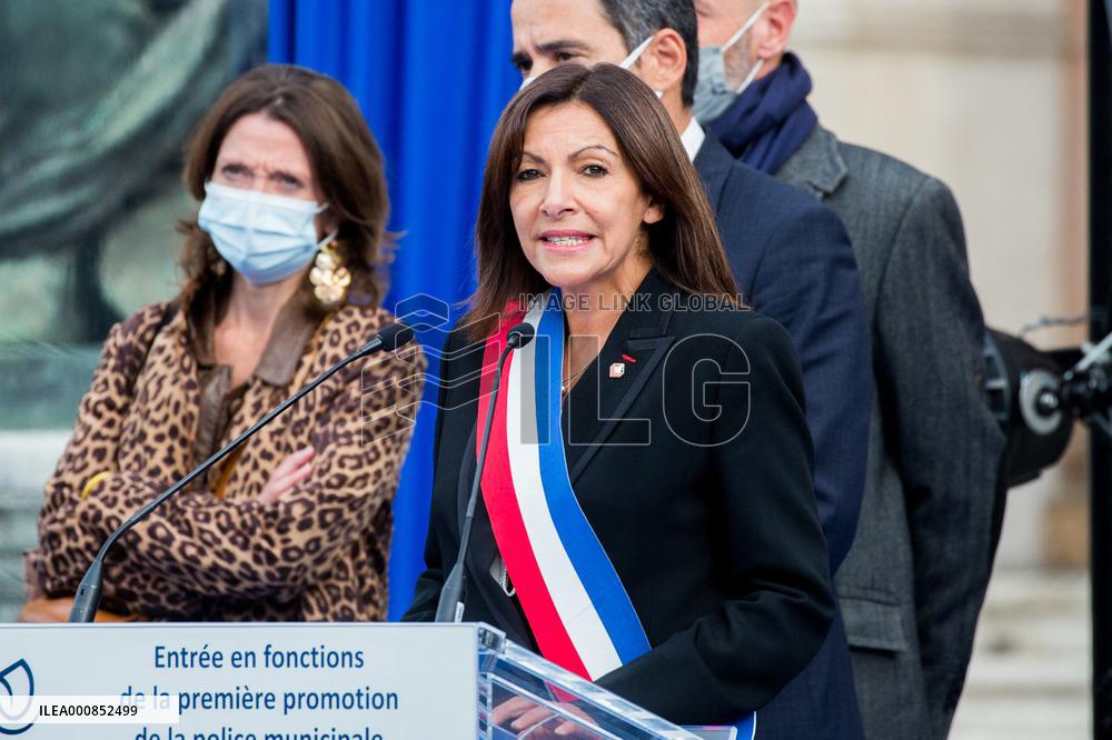 Ceremony Of The First Promotion Of The Municipal Police Of Paris
