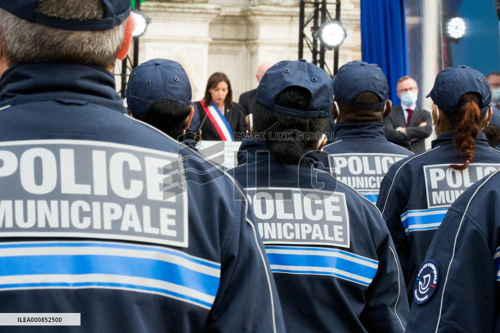Ceremony Of The First Promotion Of The Municipal Police Of Paris