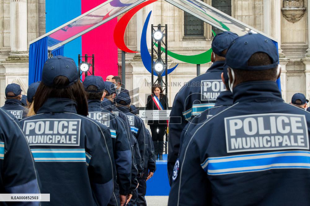 Ceremony Of The First Promotion Of The Municipal Police Of Paris