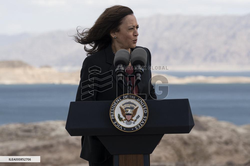 Kamala Harris Urges Climate Action Amid Drought - Nevada