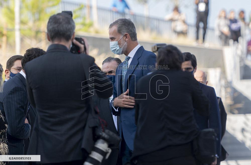 Felipe VI Attends Opening Of The New Campus Of The IE University - Madrid